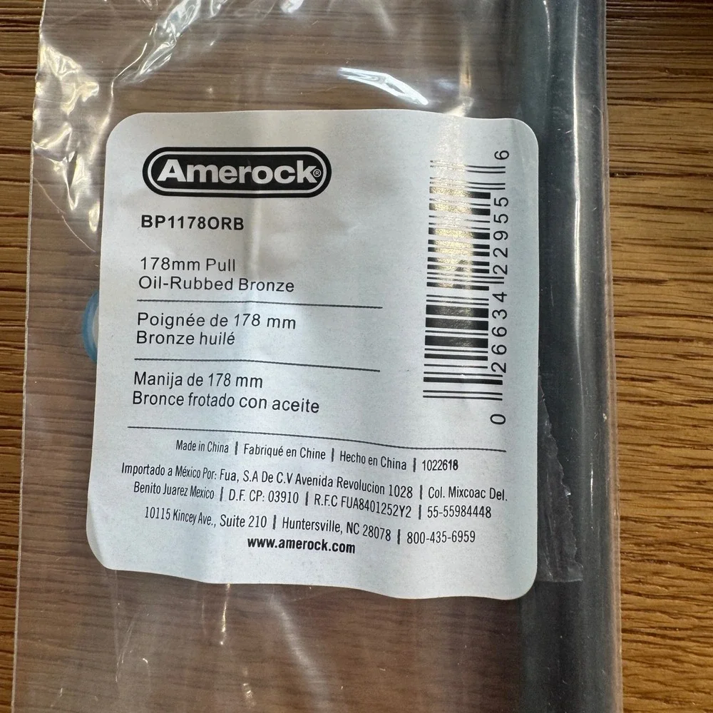 Amerock BP1178ORB 7 Inch Bar Cabinet Pull Oil Rubbed Bronze 9-3/8